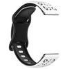 Adecuado para Huawei Gt4/5 Samsung Huawei Garmin Correa de Silicona de Liberación Rápida Bicolor con Estampado de Leopardo Correa de 18/20/22 mm