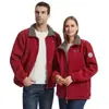 Comercio Exterior Transfronterizo Moda Chaqueta Casual de Terciopelo Doble Cara para Hombre Otoño e Invierno Chaqueta Cálida de Terciopelo con Cuello Alto Top Versátil