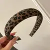 Faixa de cabelo de alta qualidade com estampa de leopardo da série de cores Melard, presilha de cabelo doce e estilosa, nova faixa de cabelo, acessório de cabelo versátil para o dia a dia para mulheres