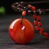 Novo estilo étnico corrente de suéter de pelo sangrento de cera de abelha acessórios versáteis retrô pingente colar longo feminino barraca transmissão ao vivo