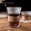 Caneca de café com gancho para orelha gelo café latte americano aparência elegante alta qualidade feminina requintada xícara de chá copo de vidro doméstico para beber