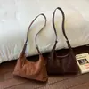 Bolso tote vintage transfronterizo para mujer, bolso de hombro versátil de gran capacidad para el día a día, nuevo bolso cruzado otoño e invierno 2026
