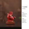 Enfeites de Cerâmica Vermelha, Artesanato de Cavalo Tang, Estilo Chinês Criativo para Sala de Estar, Escritório, Decoração de Casa, Presentes de Festival da Primavera