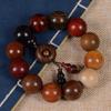 Pulseira de Múltiplas Contas 2.0, Várias Pulseiras de Madeira para Homens e Mulheres, Joias para Casais, Artesanato de Madeira para Vendedores de Rua