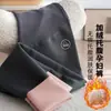 Pantalones de Tiburón de Maternidad para Primavera y Otoño, Leggings Forrados de Polar, Pantalones de Yoga de Tallas Grandes para Mujeres Petites, No Aprietan en el Vientre, Pantalones de Maternidad