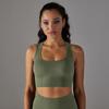 Nuevo Traje de Yoga Transfronterizo Sin Costuras de Secado Rápido Sexy Espalda Sujetador Deportivo Push-up a Prueba de Impactos Chaleco de Fitness para Correr para Mujer