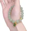 Pulsera Colgante de Calabaza de Jade Hetian Estilo Antiguo de Moda Nueva para Mujer, Estilo Chino Nuevo Retro Nicho Año del Zodiaco Mejor Amiga Regalo
