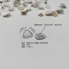 Directo del fabricante: Accesorios de joyería de aleación en forma de corazón con incrustaciones de diamantes Xili Mimi, incluyendo botones decorativos con base