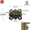 Bisagra de mariposa 018 accesorios para gabinetes y herrajes para cajas de madera bisagra de jaula de pájaros de 90 grados bisagra de tamaño mini galvanizada