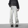 Pantalones vaqueros para hombre, primavera 2025, nuevos, estilo americano, estilo urbano, lavados, de marca de moda, estilo Ruffian, elegantes, sueltos, rectos, casuales.