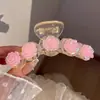 Pin de Melocotón Grande Estilo Nuevo Accesorios para el Cabello Estilo Japonés Dulce para la Parte Trasera de la Cabeza Tocado Pin de Tiburón Placa de Dibujos Animados para el Cabello