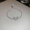 Pulsera Geométrica Redonda de Flor de Zirconia Transfronteriza Europea y Americana Estilo Retro de Moda Pulsera Joyería de Lujo Ligero Al por Mayor