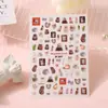 Rosa Japonés Miau Jugando Pegatina para Uñas ins Adhesivo Gato Gordo Conejo Harajuku Verano Divertido Nicho
