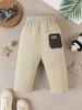 Pantalones para bebés y niños, primavera y otoño, con dibujos animados, bonitos y nuevos, informales, para otoño