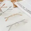 Elegantes Gafas Ultraligeras de Titanio Puro para Mujeres Míopes, Sin Marco Forma de Mariposa Cortada con Diamante, Diseño Simple Sin Marco, Efecto Adelgazante, Aspecto Natural 9071