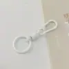 Llavero con Hebilla de Primavera para Montañismo, Llavero de Anillo para Dedo Estilo Rebote, Hebilla Colgante de Bolsa de Macarrón Lacado Colorido