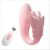 Borboleta de Pena Vibrador Vestível Invisível Controle Remoto por APP Dispositivo de Massagem Feminina Produtos para Adultos Agente de Sourcing no Atacado