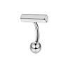 AliExpress eBay Amazon Explosões Conjunto de Piercing de Umbigo em Aço Inoxidável Anel de Umbigo com Zircônia Joias para Body Piercing em estoque