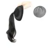 Trança de peruca em rabo de cavalo, cabelo artificial com textura de toranja, intensificador de volume de cabelo natural e sem costura, aplique para cabeça redonda, rabo de cavalo cacheado