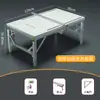 Mesa de Sierra para Carpintería Mesa Deslizante Multifuncional Sierra de Mesa Pequeña Mesa de Operación Elevable Portátil Plegable Decoración Banco de Trabajo para Carpintería