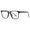 8026 Nuevas gafas de moda con montura cuadrada para hombre, cara lisa, montura pequeña, estilo universitario para mujer, venta al por mayor