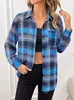 Ropa de Protección Solar de Gasa a Cuadros Tallas Grandes Europea y Americana Camisa para Mujer Verano Nueva Moda Versátil Chaqueta Delgada Casual