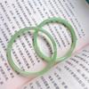 Pulseira ameixa pequeno livro vermelho mesmo estilo pulseira chaise pulseira grossa tilintante vidro gelo transparente anti-Jade acessórios Hanfu estilo antigo