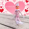 Boneco de Elfo de Natal Popular da Amazon com Pernas Longas, Decoração Festiva, Cabeça de Vinil, Enfeites de Estante para Menino e Menina