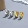 Pendientes retorcidos para mujer de plata de ley 925 estilo ins europeo y americano pendientes retorcidos de moda joyería para orejas de lujo ligero temperamento de alta calidad