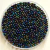 Cuentas Redondas Pequeñas Sólidas No Porosas de 2 mm Materiales para Manualidades DIY Transparente Rojo Negro Dorado Plata Coloridas Adhesivas de Vidrio Sueltas