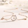 Elaine Jewelry Prata S925 Estrela Lua Monólogo Joias Colar de Prata Esterlina Acessórios de Moda de Luxo Leve Corrente para Clavícula Mulheres Ins