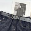 Cinturón de moda para hombre 2025, recién llegado, popular cinturón ancho de piel de vaca para jóvenes, estilo coreano, pantalones casuales combinables con estilo unisex.