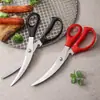 Tesoura Coreana para Churrasco de Aço Inoxidável Tesoura Doméstica Tesoura Especial para Churrasco de Cozinha Conjunto de Pinças para Churrasco