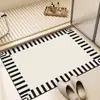 Tapete de Chão de Cozinha Geométrico de Cor Sólida Absorvente de Água, Capacho, Tapete de Chão Antiderrapante para Banheiro, Tapete de Chão Absorvente de Água para Entrada de Banheiro, Dropshipping