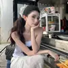 Scrunchie de Renda Branca para Mulheres, Elástico de Cabelo Retro Francês de Alta Qualidade, Corda de Cabelo Nova Moda 2025
