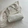 Bolsa Retro de Bolinhas para Mulheres 2026 Verão Nova Moda Versátil Bolsa de Ombro Color-Block Bolsa de Mão para Braço