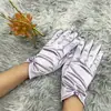 Suministro Directo de Fábrica Guantes de Satén Elástico Sencillos con Perlas Accesorios para Vestido de Novia Velos Guantes