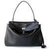 Bolsa Tote Couro Genuíno Bolsa Feminina Moda Grande Capacidade Ombro Transversal Bolsa de Mão Couro Macio Deslocamento Estilo Simples