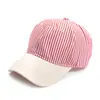 Venta al por mayor 2026 Verano Nuevo Estilo Sombreros de Sol para Mujeres, Gorras de Béisbol Rayadas de Patchwork Colorido, Sombreros de Pico con Ala Suave para Mujeres, Transfronterizo