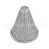 Malla de Filtro Cónica de Acero Inoxidable Personalizada 97*100 Elemento de Filtro Cónico para Tubería Industrial Malla de Filtro Cónica