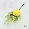 Flores Frescas Artificiales de Cordyceps Flor de Nudo Manual Decoración de Mesa Flor Falsa Flor Artificial Transfronteriza Ramo de Flores Artificiales Accesorio de Fotografía Adorno de Flor de Seda