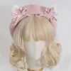 Boina Japonesa Lolita con Lazo y Orejas de Gato, Sombrero Lindo Dulce de Capullo, Otoño Invierno
