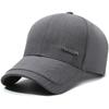 Gorra de estilo coreano para hombre, de primavera y otoño, sencilla, de moda, para viajes, con visera, para mediana edad y ancianos, con protección solar, gorra de béisbol deportiva.