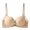Zhang Yue Mismo Estilo Original Hebilla VV Hermosa Espalda Ropa Interior Tirantes de Pedrería Broche Frontal Reunión de Busto Pequeño Grande U2026 Estilo Delgado de Verano Lencería