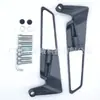 Espejo Lateral Universal para Moto Deportiva Imitación Racing Ktm/Kawasaki/Yamaha/Suzuki Modelo Pequeño Cara Blanca Ala