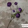 Flor de loto artificial estilo Morandi, rosa de té pequeña vintage de 5 cabezas en colores otoñales, decoración del hogar para casas de huéspedes y hoteles, superventas transfronterizo