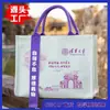 Bolsa Tote de Lona Gruesa de Tres Capas, Hecha a Medida para Universidades, Bolsa Tote Compuesta de Eva de Alta Gama con Cinta y Estampado de Logo, en Stock
