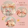 Pinzas para el pelo de encaje de perlas con lazo para niños, accesorios para el pelo de cinta para niñas, pinzas para el pelo para la parte trasera de la cabeza, venta al por mayor del fabricante