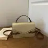 Bolso de mano cuadrado pequeño estilo coreano de alta gama transfronterizo, nuevo bolso de hombro de moda, elegante y simple, bolso cruzado versátil