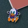 Acessórios de Joias com Anel Duplo de Liga Metálica de Gotejamento de Óleo de Desenho Animado Minions Transfronteiriços Pingente para Pulseira DIY Pingente de Chaveiro